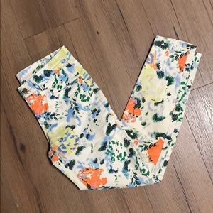 Gap Colorful Floral Print Legging Jean